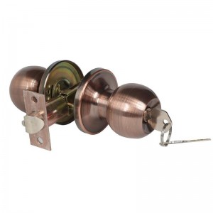 2501ロックとキー、内部と外装のドアロック、標準的なボールドアノブ付きの入り口ドアノブ