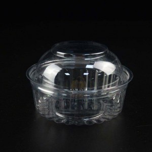 10オンスのリサイクル可能なプラスチック使い捨てフルーツサラダボウル