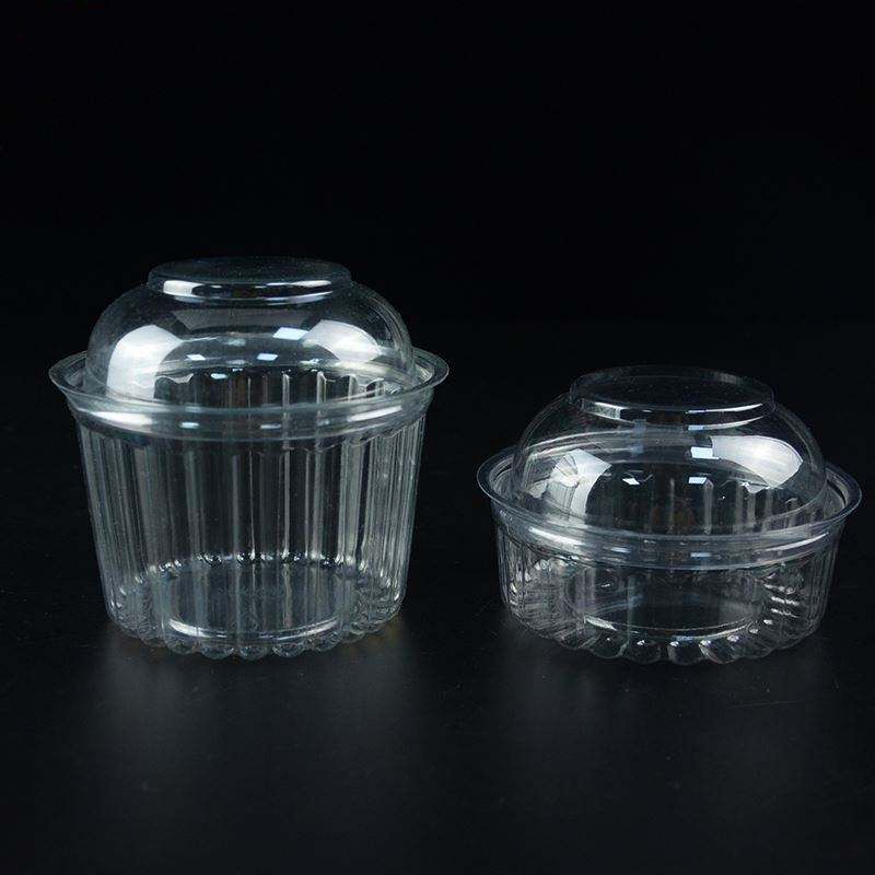 10オンスのリサイクル可能なプラスチック使い捨てフルーツサラダボウル