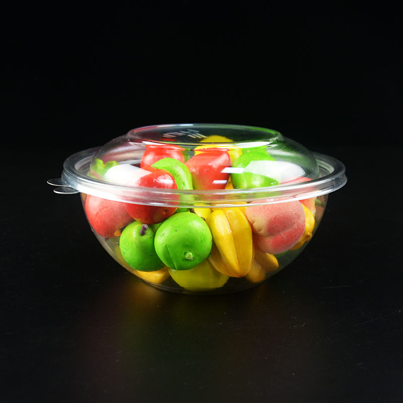 使い捨てリサイクル可能な材料プラスチッククリスタルフルーツボウル