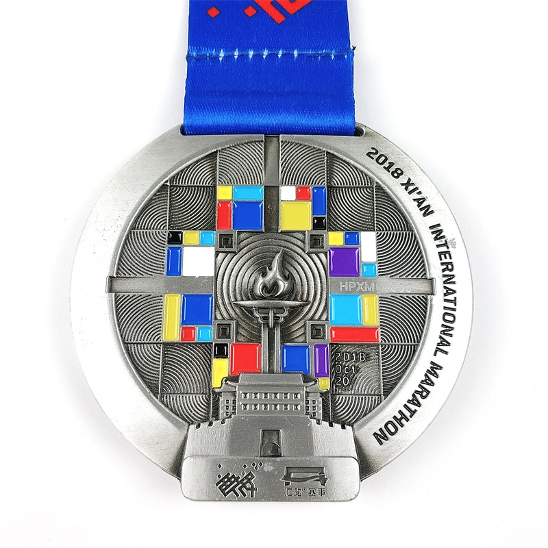 クールなデザインリムーバブルワールドマラソン賞メダルフィニッシャーメタルメダル
