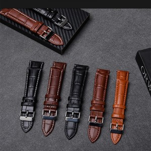 革のストラップ、通気性があり、ファッショナブルで耐久性のある耐久性のあるストラップ、サムスン、ホーウェイ、Xiaomi時計、12mm、14mm、16mm、18mm、20mm
