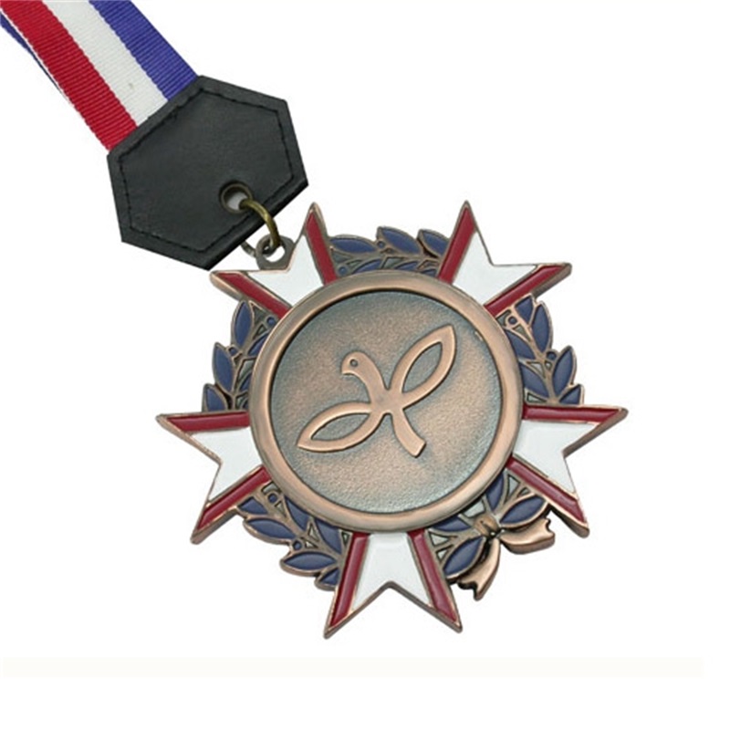 アンティークシルバーメダルニューマラソンアワードメダルスポーツメダルとリボン