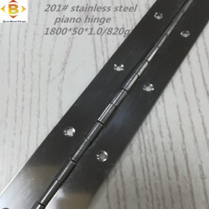 標準サイズの長いヒンジ201#72 ’’*2ステンレス鋼ピアノヒンジ連続列キャビネットピアノヒンジ