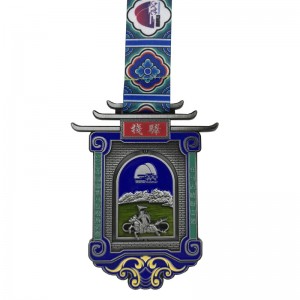 ユニークなデザインカスタムロゴ4Dスポーツメダリオンメタル記念メダル