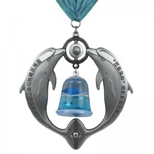 お土産用のカスタムメダリオンネックレス4Dエナメルカスタムメダル