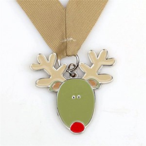 クリスマスゴールドシルバーと銅メダルのカスタムメダル賞