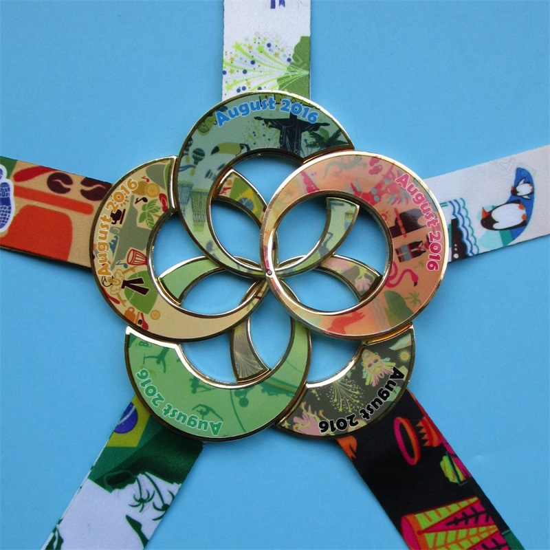 メダル3D UV印刷カスタムシェイプロゴメタルスポーツメダル