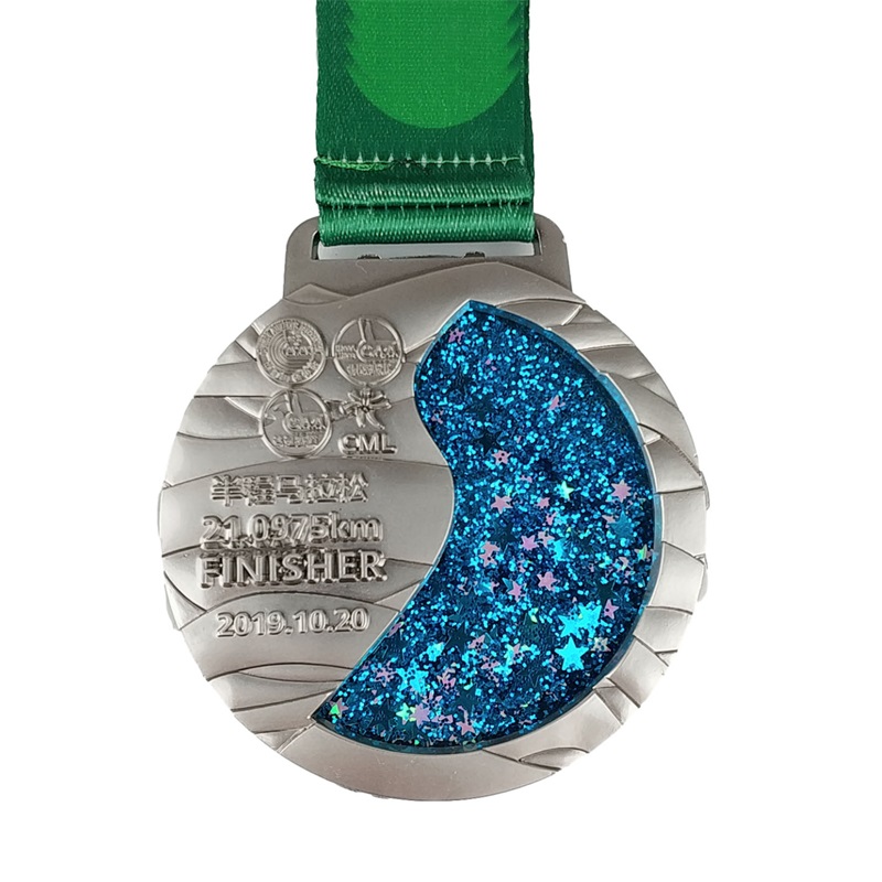 カスタムマラソンメダルZINC合金ダイキャスティングレースメダルファンランメダル