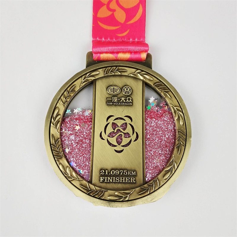 カスタムマラソンメダルZINC合金ダイキャスティングレースメダルファンランメダル
