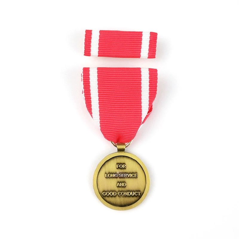 ハードエナメルピンメダリオンダイキャストメタルバッジ3Dアクティビティメダルとアワードは、短いリボンでメダルを称えます