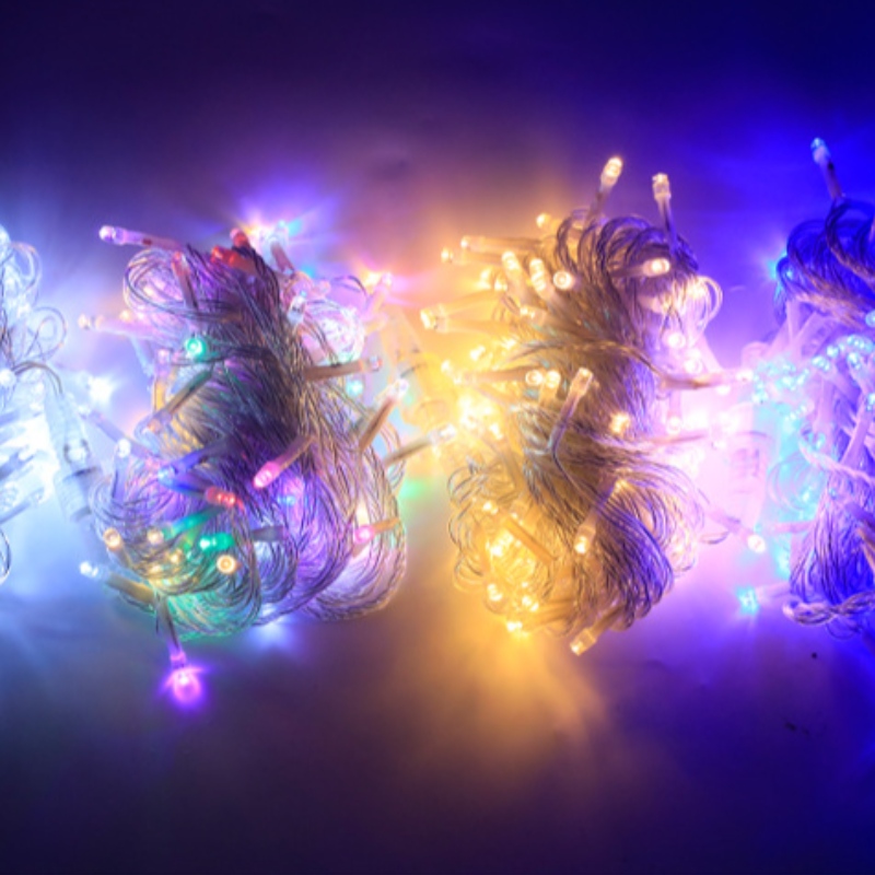 ホリデーアウトドアガーランド照明ウェディングパーティー編集魔法の色のおとぎ話の弦クリスマスデコレーションライト