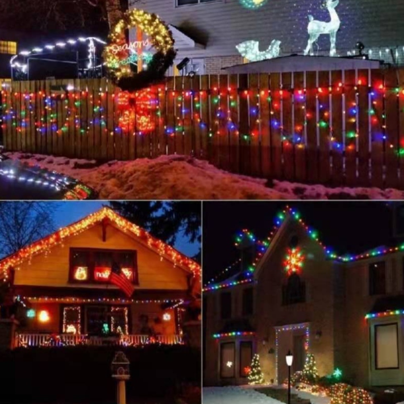 C9ストロベリークリスマスライトセット屋外の防水カラフルなクリスマスライトストリング
