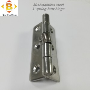 304#stainless鋼製スプリングバットヒンジドアクローザーヒンジ木製ドアスプリングヒンジ自動リバウンドヒンジ