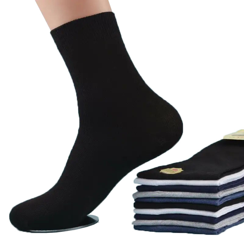 シンプルなデザイン通気性靴下カスタムビジネスメンソックス