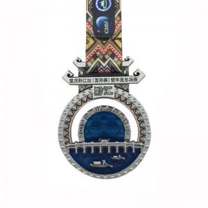 マラソンスポーツイベントソフトエナメルメダリオンのための優れた品質のカスタムメタリックランニングメダル