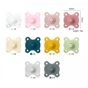 折りたたみ可能な新生児の幼児柔らかいシリコーンおしゃぶりBPA無料