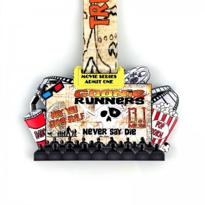 金属および賞の金属メダルカスタム化された金属カットメダルメタル