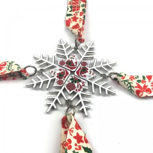 サンタランニングメダルクリスチャンメダルギフトメタルスター賞