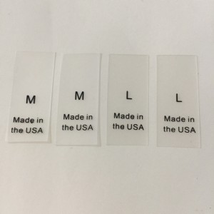 透明な印刷マーク、カスタマイズされた高品質の印刷マーク