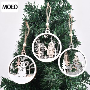 木製のクリスマスのつまらない