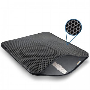 メーカーの防水ペット二重層猫のごみマット