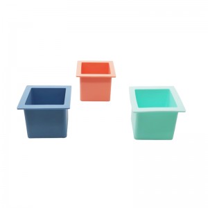 大きなシリコンアイスキューブトレイ金型BPAフリー、シングルホールスクエアアイストレイフレキシブル、簡単なリリーススローメルトアイス、ウイスキー、カクテル、ギフト用