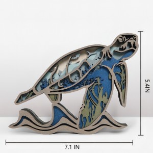 3dwoodenクラフトの装飾