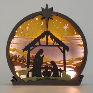 3D木製クラフトの装飾