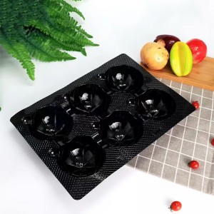 ディスプレイフルーツトレイ388*282*55 mm 6溝