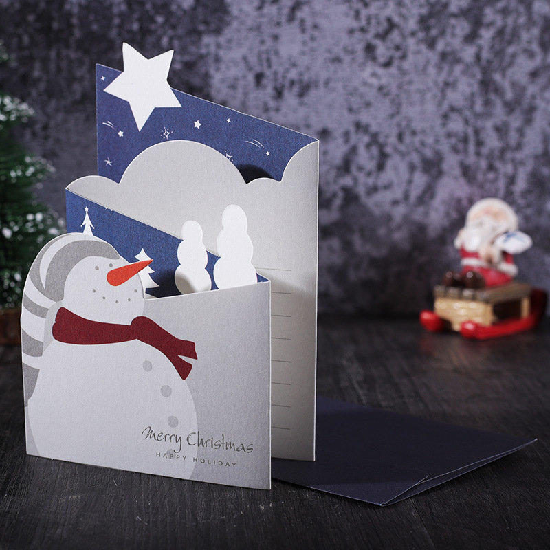 クリスマスカードとギフトカード