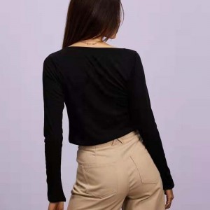 カスタム春秋のレディースセクシーなセーター長袖