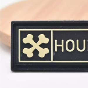 PVC環境に優しいソフトシリコンカスタマイズされた商標パッチ