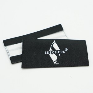 卸売衣服のデザインカスタムロゴ服シャツタグ衣服コットンブランドラベル衣料品織りラベル環境に優しい