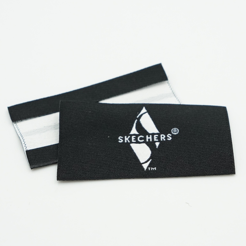 卸売衣服のデザインカスタムロゴ服シャツタグ衣服コットンブランドラベル衣料品織りラベル環境に優しい