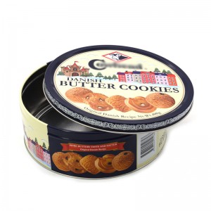 tce-ホット販売製品円筒形の缶は食物高品質の金属ビスケット缶缶