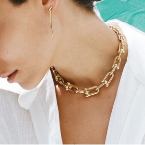 太いチェーンネックレス女性ヨーロッパと米国のinsig