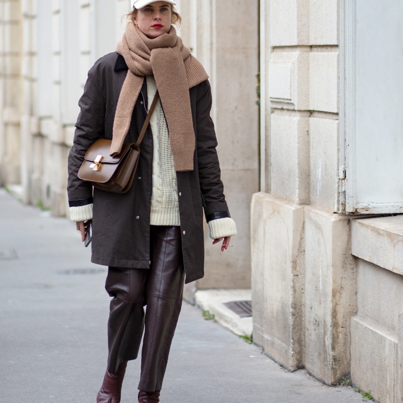 機会/basic wear/street photography/2023-24秋のショールスタイリング