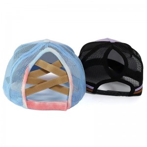 カスタムクラシック高品質5パネル大人野球トラッカー帽子刺繍ロゴ、エンボスプレス印刷