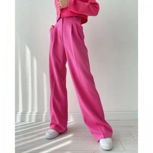 ヨーロッパとアメリカ合衆国の夏のゆるい薄い薄い気質ワイドレッグパンツファッション汎用カジュアルパンツ