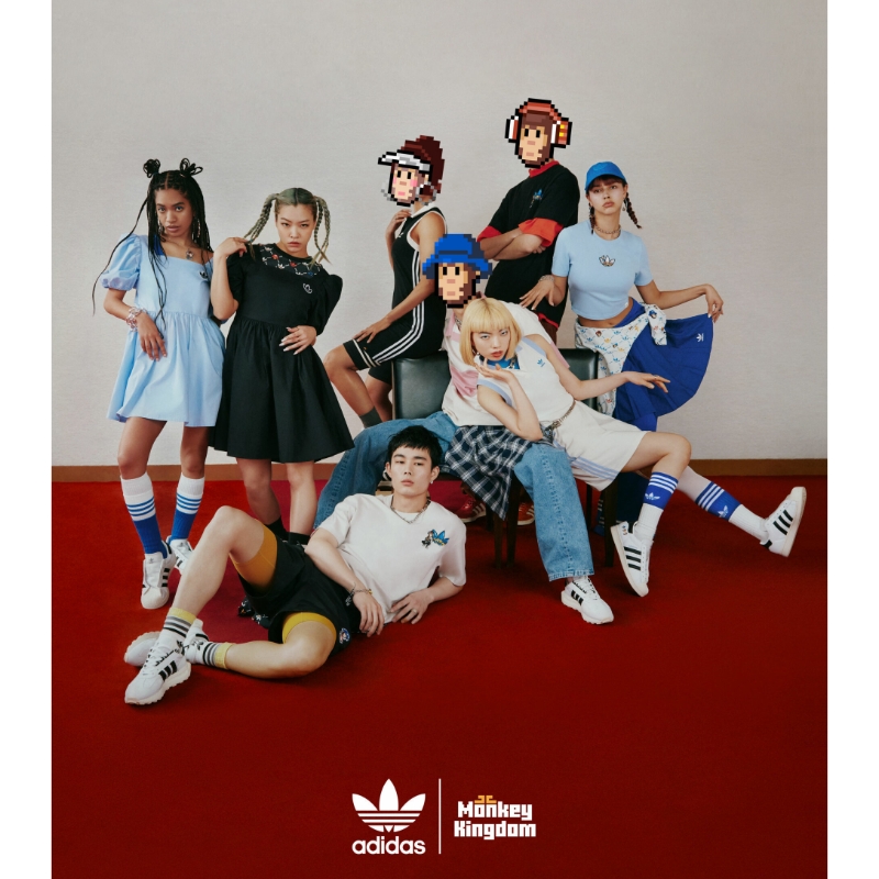 Adidas Originals/pixel art/70s/coブランドシリーズ