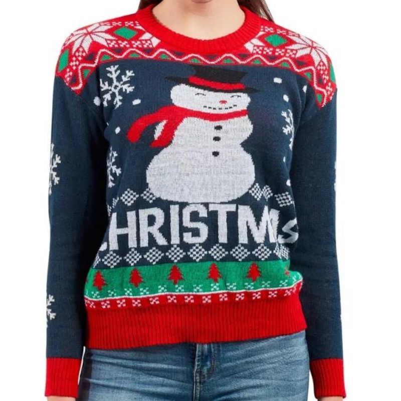 ストーク卸売り -  uglyのメリープルオーバーニットファミリーカップルクリスマスセーター