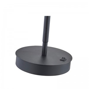 マットブラックフィニッシュを備えたマリオット調整可能なLEDデスクランプとホテルの客室でのオン\\\\ノフロッカースイッチ