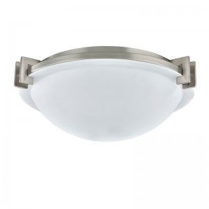 ステイブリッジスイーツホテルの天井ランプ客室でのブラシ付きニッケル仕上げ付き