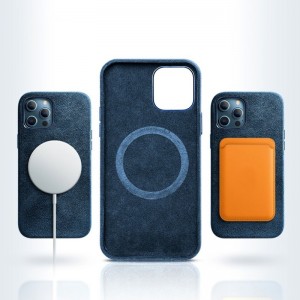 新しいApple iPhone 15 Ollanti Eco-Frendly Suede Leather Phone Protective Caseは、360度の完全なカバレッジで完全に覆われており、転倒や衝突を防ぎます。電話レザーケースは滑らかで柔らかい感じがします