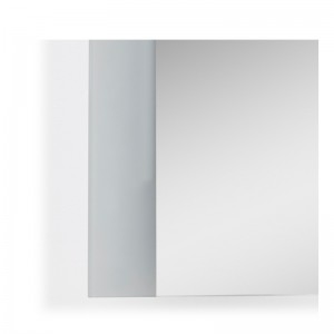 ホスピタリティホテルバニティミラー2つの端が背景に戻り、客室のホテルの典型的なバスルームでLED