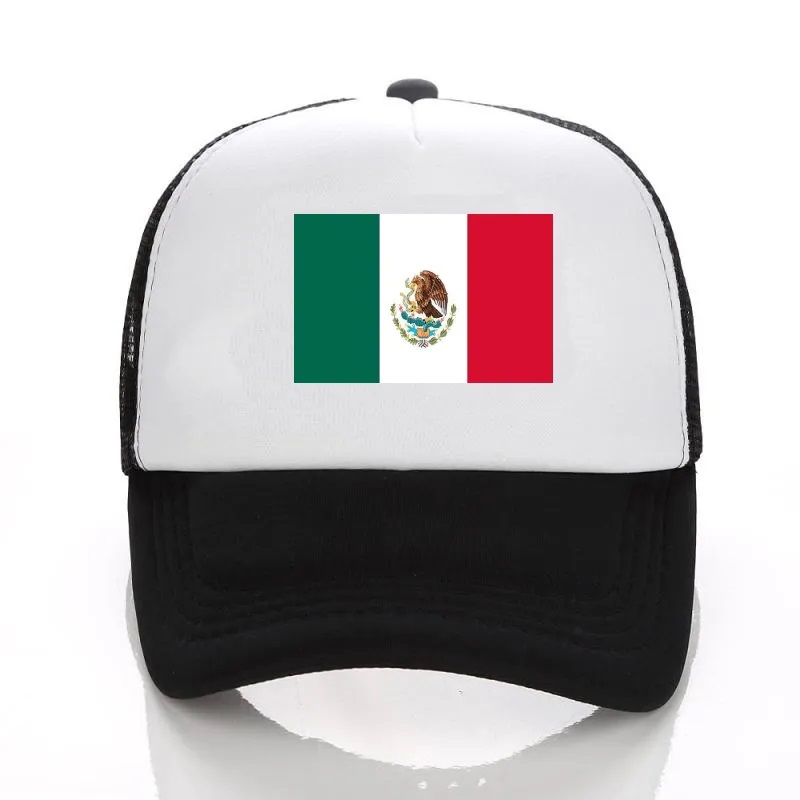 野球帽メキシコフラッグプリントパパ女​​性男性スナップバックファッションヒップホップ旅行とレジャーアウトドアスポーツトラック帽子