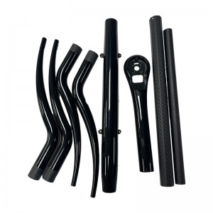 カスタムモールディングカーボンファイバーオートパーツ3Kツイルカーボンファイバーカーパーツ