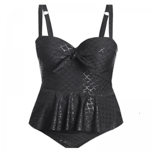 チューブトップスリングプリント1枚の水着