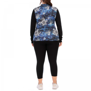 ジッパープリントポケットヨガセット